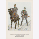 Uniformtafel Gr.1/Nr.380: W&Uuml;RTTEMBERG. 1914-1918...