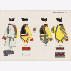 Uniformtafel Gr.1/Nr.148: PREUSSEN, 1753 - 1786, Armee Friedrichs des Gro&szlig;en