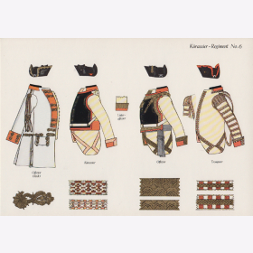 Uniformtafel Gr.1/Nr.148: PREUSSEN, 1753 - 1786, Armee Friedrichs des Gro&szlig;en