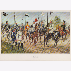 Uniformtafel Gr.1/Nr.503: 1905. Die K&ouml;niglich Preu&szlig;ische Armee Teil 4: Kavallerie