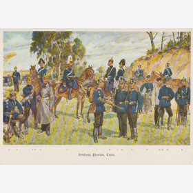 Uniformtafel Gr.1/Nr.504: 1905. Die K&ouml;niglich Preu&szlig;ische Armee Teil 5: Artillerie, Pioniere, Train
