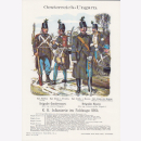 Uniformtafel Gr.4/Nr.32: OESTERREICH-UNGARN 1864. K.K....