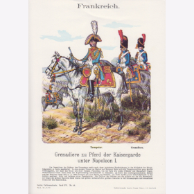 Uniformtafel Gr.4/Nr.39: FRANKREICH Grenadiere zu Pferd der Kaisergarde unter Napoleon I.