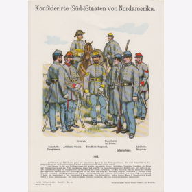 Uniformtafel Gr.4/Nr. 65: KONFÖDERIRTE (SÜD-)STAATEN VON...