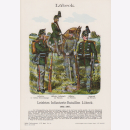 Uniformtafel Gr.4/Nr. 66: L&Uuml;BECK 1864-1867 Leiches...