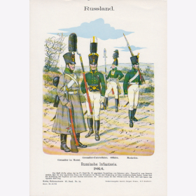 Uniformtafel Gr.4/Nr. 82: RUSSLAND 1805/6. Russische Infanterie