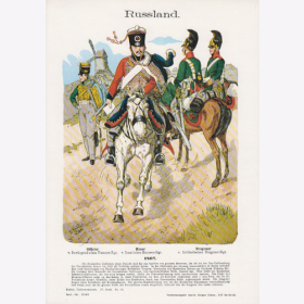 Uniformtafel Gr.4/Nr. 83: RUSSLAND 1807. Offizier vom Pawlograd`schen Husaren-Regiment