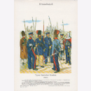 Uniformtafel Gr.4/Nr. 86: RUSSLAND 1813/14 Typen...