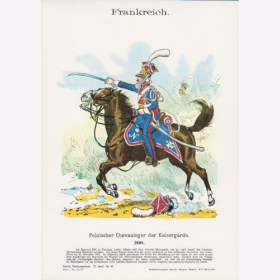 Uniformtafel Gr.4/Nr. 97: FRANKREICH 1808.Polnischer Chevauleger der Kaisergarde