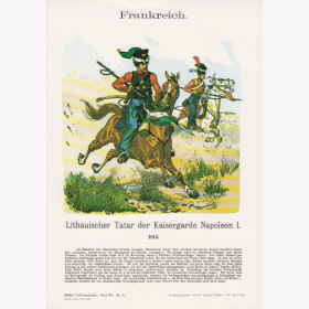 Uniformtafel Gr.4/Nr. 102: FRANKREICH 1813. Lithauischer Tatar der Kaisergarde Napoleon I.