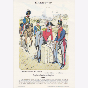 Uniformtafel Gr.4/Nr. 115: HANNOVER 1812. Englisch-Deutsche Legion