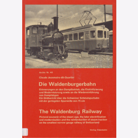 Die Waldenburgerbahn - Claude Jeanmaire