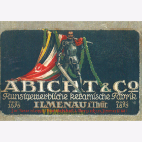 Spezial-Musterbuch 1916 Patriotische Figuren aus Terrakotta Abicht &amp; Co. Reprint!