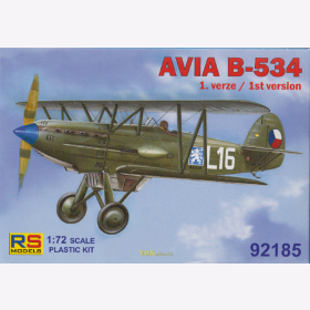 AVIA B-534 1st Version, RS Models, 1:72, (92185)