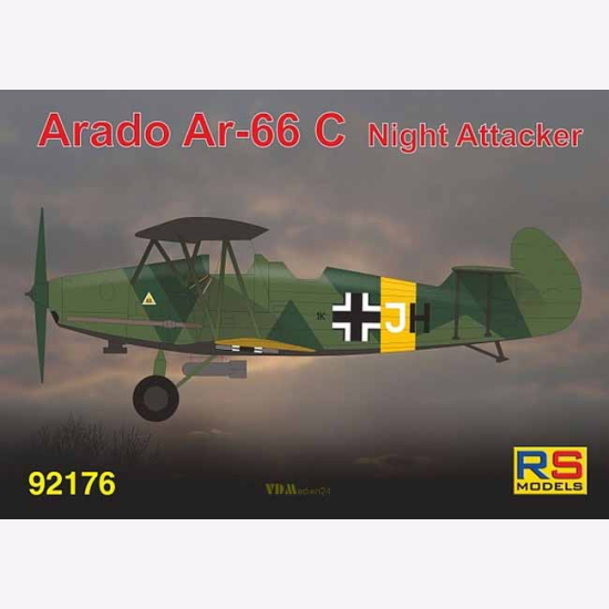 Arado Ar66 C Night Attacker, RS Models, 172, (92176) Modellbau