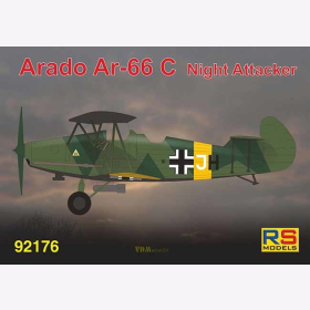 Arado Ar-66 C Night Attacker, RS Models, 1:72, (92176)