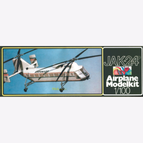 Jakowlew Jak-24 1:100 Master Modell / Plasticart 1007A, Original!
