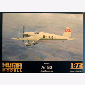 Arado Ar 80 Jagdflugzeug 1:72 Huma Modell 3005