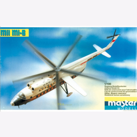 Mil Mi-6 Hubschrauber Helikopter1:100 Master Modell / Plasticart 1003, Original!