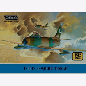 F-86F-40 Sabre ROKAF Aggressor and tactical fighter, Wolfpack 13201, Maßstab 1:32