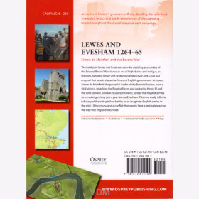 Lewes and Evesham 1264-65 - Simon de Montfort and the Barons War Osprey (CAM Nr. 285)