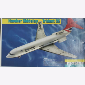 Hawker Siddeley Trident 2E - 1:100 Master Modell / Plasticart Original! RAR