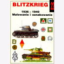 Wydawnictwo Militaria No.22 - Ledwoch - Blitzkrieg 1936-1940 Malowanie i oznakowanie