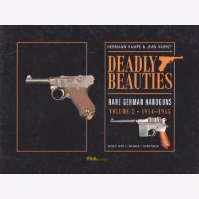 Rare German Handguns Volume 2 - 1914-1945 - Walther Mauser DWM Vickers - Deadly Beauties - Hampe / Varret