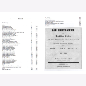 v.Th&uuml;men - Die Uniformen der Preussischen Garden 1704-1836 - APH Bd.25 - Keubke / Hentschel