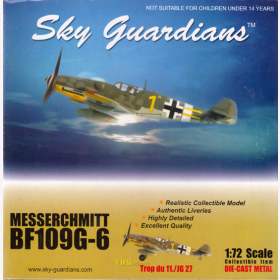 Messerschmitt Bf 109 G-6 Trop II./JG 27, Sky Guardians 72003013, M 1:72