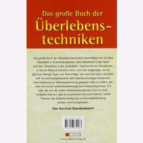 Buzek: Das grosse Buch der &Uuml;berlebenstechniken -  Ausr&uuml;stung / Erste Hilfe / Schutz und Obdach