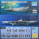DKM U-Boat Type VIIC U-552, Trumpeter 06801, Scale 1:48,...