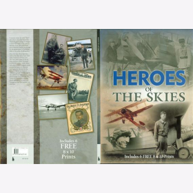 Heroes of the Skies - Helden der Luft Richthofen Sullenberger Robin Olds + 6 Poster