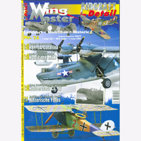 Wingmaster Nr. 74 Luftfahrt Modellbau Historie Flugzeug Hurricane Halberstadt Zeitschrift