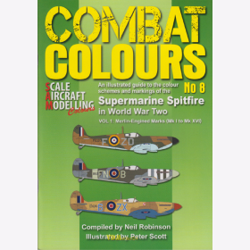 Robinson Supermarine Spitfire in World War II Mk I-Mk XVI - Schemes &amp; Markings - Combat Colours No 8 Modellbau