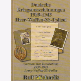 Michaelis Deutsche Kriegsauszeichnungen German War Decorations 1939-1945 Army Waffen Police