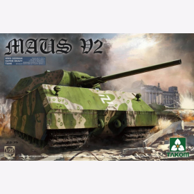 TAKOM 2050 WWII German Super Heavy Tank Maus V2 in 1:35 Panzer