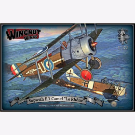 Sopwith F.1 Camel "Le Rhone" Wingnut Wings 32071 1:32 Modellflugzeug 1. Weltkrieg