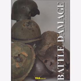 Lock / Fisher - Battle Damage Helme 1.+ 2. World War
