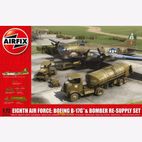 Eighth Air Force: Boeing B-17G &amp; Bomber Re-Supply Set Airfix A12010 M 1:72 Modellbau