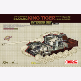 Sd.Kfz.182 King Tiger German Heavy Tank (Henschel Turret) Interior Set Meng SPS-037 M 1:35 Modellbau