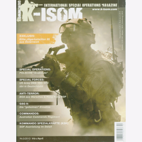 K-ISOM 2/2013 Spezialkr&auml;fte Magazin Kommando Bundeswehr Waffe Eliteeinheiten GSG9