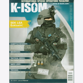 K-ISOM 1/2014 Spezialkr&auml;fte Magazin Kommando Bundeswehr Waffe Eliteeinheiten SEK LSA