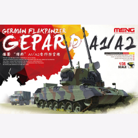 German Flakpanzer Gepard A1/A2 Meng TS-030 M 1:35 Modellbau Bundeswehr FlakPz