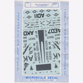 1:48 - A-6Es/ USN LOW VISIBILITY / Microscale Decals Nr. 309
