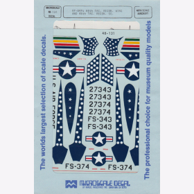 1:48 - RF-84Fs 66th TAC. Recon. Wing / Microscale Decals Nr. 131