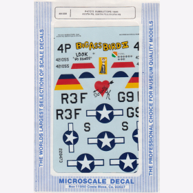 1:48 - P-47 DS Bubbletops 1945/ 410TH FS/ 509TH FS / Microscale Decals Nr. 330