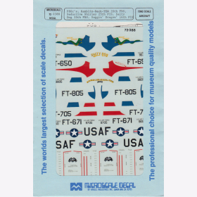 1:72 - F-80cs; Ramblin-Reck-TEW/ 35th FBS/ 25th FIS / Microscale Decals Nr. 0388