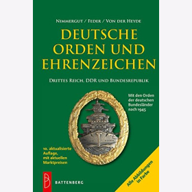 Nimmergut Deutsche Orden und Ehrenzeichen  Drittes Reich DDR Bundesrepublik 10. Auflage