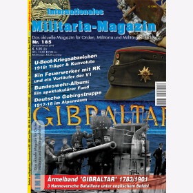 IMM 185 Magazin f&uuml;r Orden Militaria und Milit&auml;rgeschichte / U-Boot Bundeswehr Gebirgstruppe &Auml;rmelband